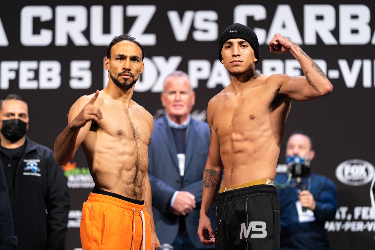 Image: Keith Thurman 145.5 vs. Mario Barrios 146.25 - weights for Saturday