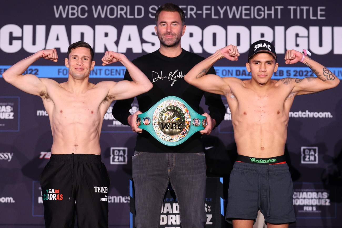Image: Carlos Cuadras predicts "WAR from beginning to end' against Jesse Rodriguez on Saturday