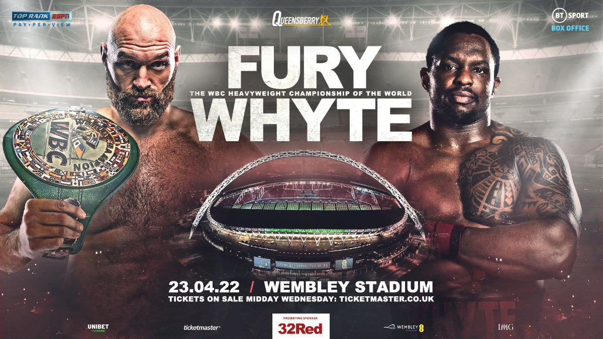 Picture of boxing Dillian Whyte, Tyson Fury