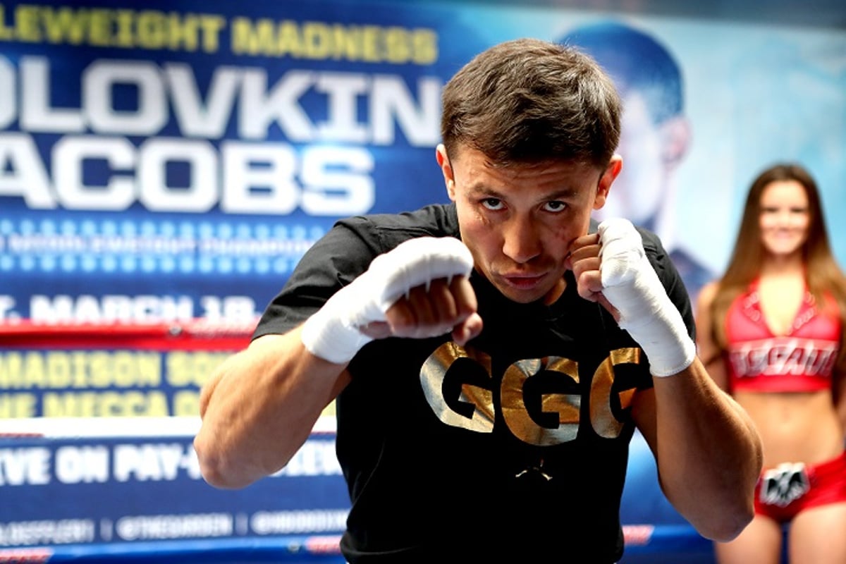 Canelo Alvarez, Dmitry Bivol, Gennady Golovkin boxing photo and news image
