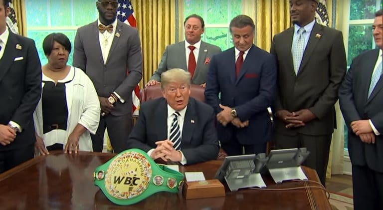Image: President Donald J. Trump Big Boxing Supporter!
