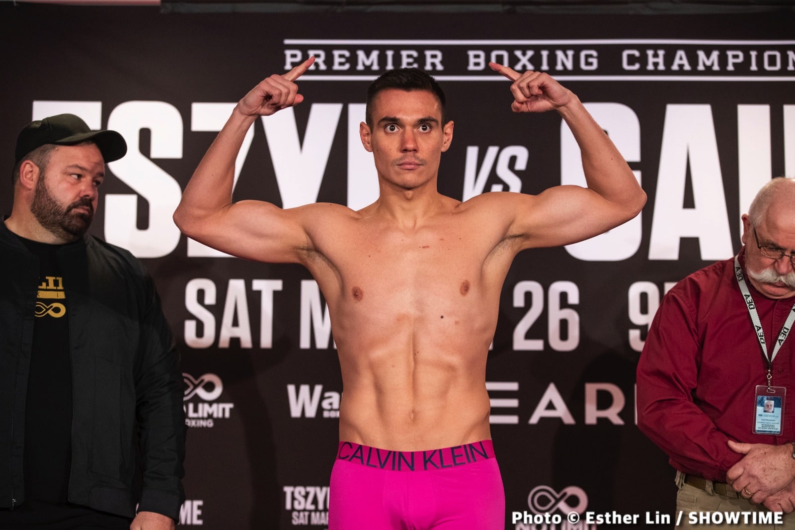 Image: Tszyu vs Gausha Official Showtime Weights