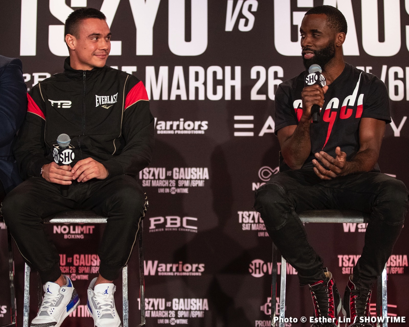 Image: Tszyu vs Gausha Official Showtime Weights