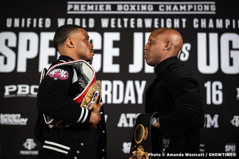 Image: Errol Spence feels "super strong" for Yordenis Ugas fight