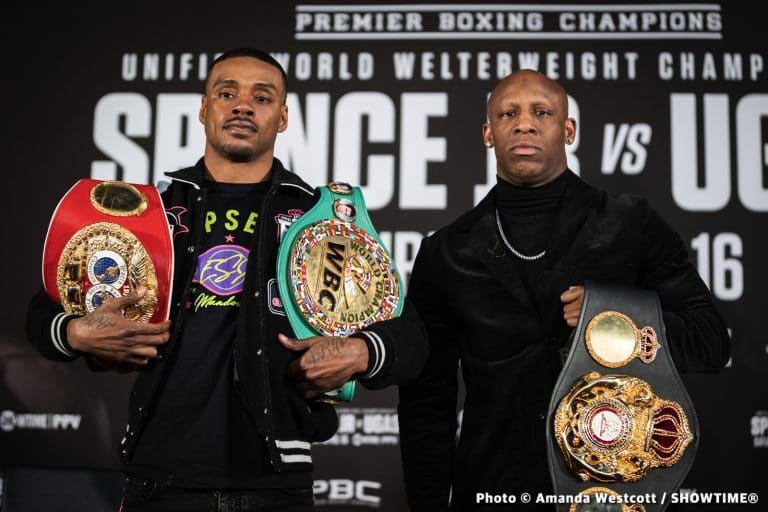 Image: LIVE: Spence vs Ugas Showtime Press Conference Stream