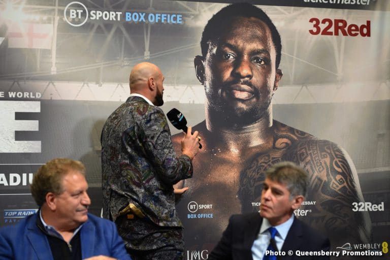 Image: Fury jubilant about Whyte failing to show for today's press conference in London