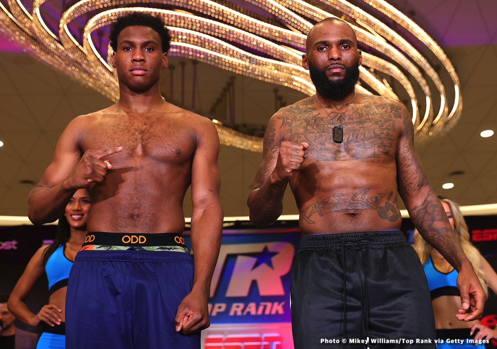 Image: Miguel Berchelt 135 vs. Jeremia Nakathila 133.6 - Weight-in results for Saturday on ESPN