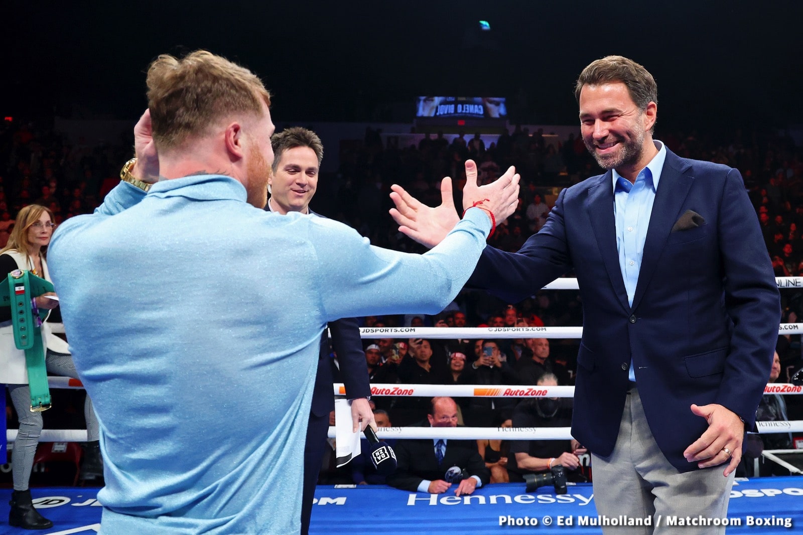 Image: Eddie Hearn denies Canelo is ducking David Benavidez