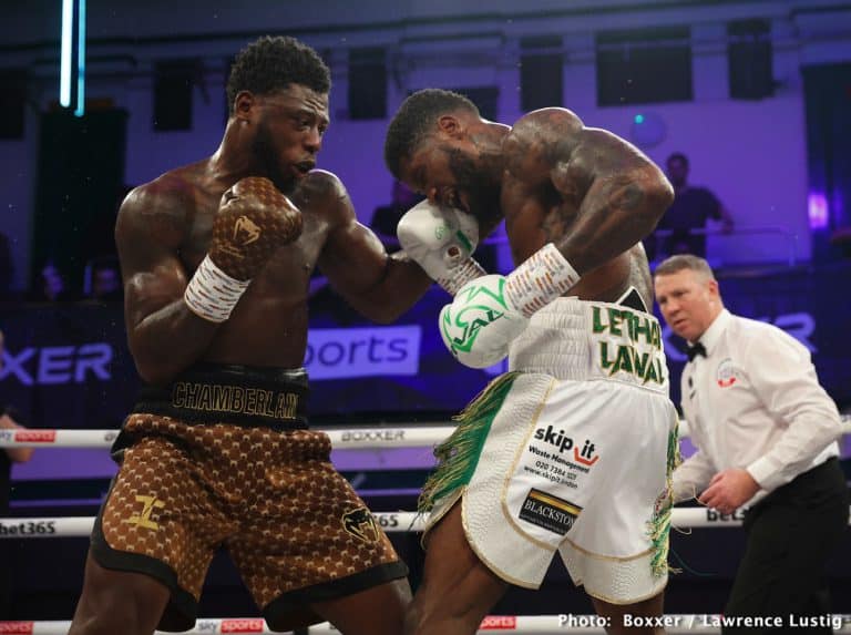Image: Isaac Chamberlain wins British and Commonwealth Cruiser Belts - Fight Results
