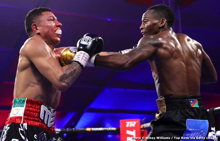 Image: Boxing Results: Miguel Berchelt Stopped by Jeremia Nakathila!