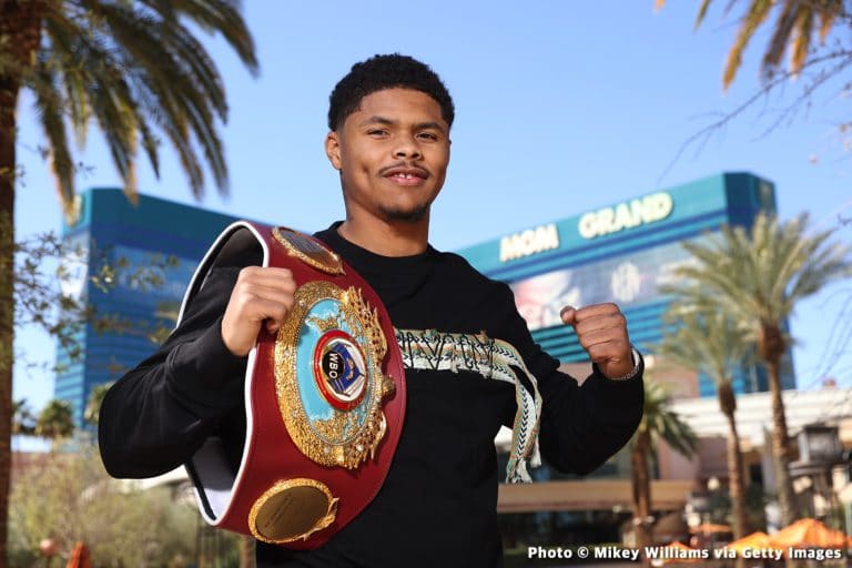 Image: Shakur Stevenson says he "held his own" sparring Terence Crawford