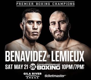 David Benavidez vs. David Lemieux next Saturday, May 21 on Showtime