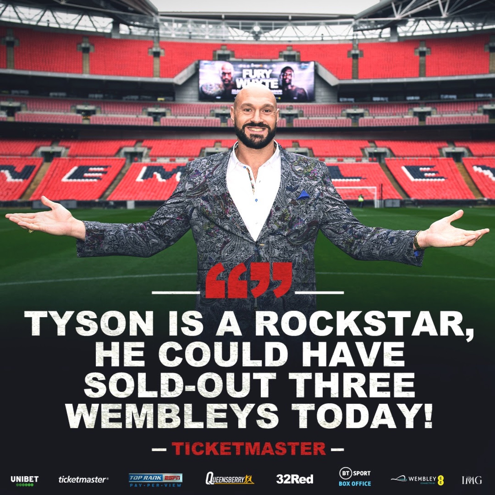 Image: Tyson Fury vs Dillian Whyte: 85,000 tickets sold within 3 hours!