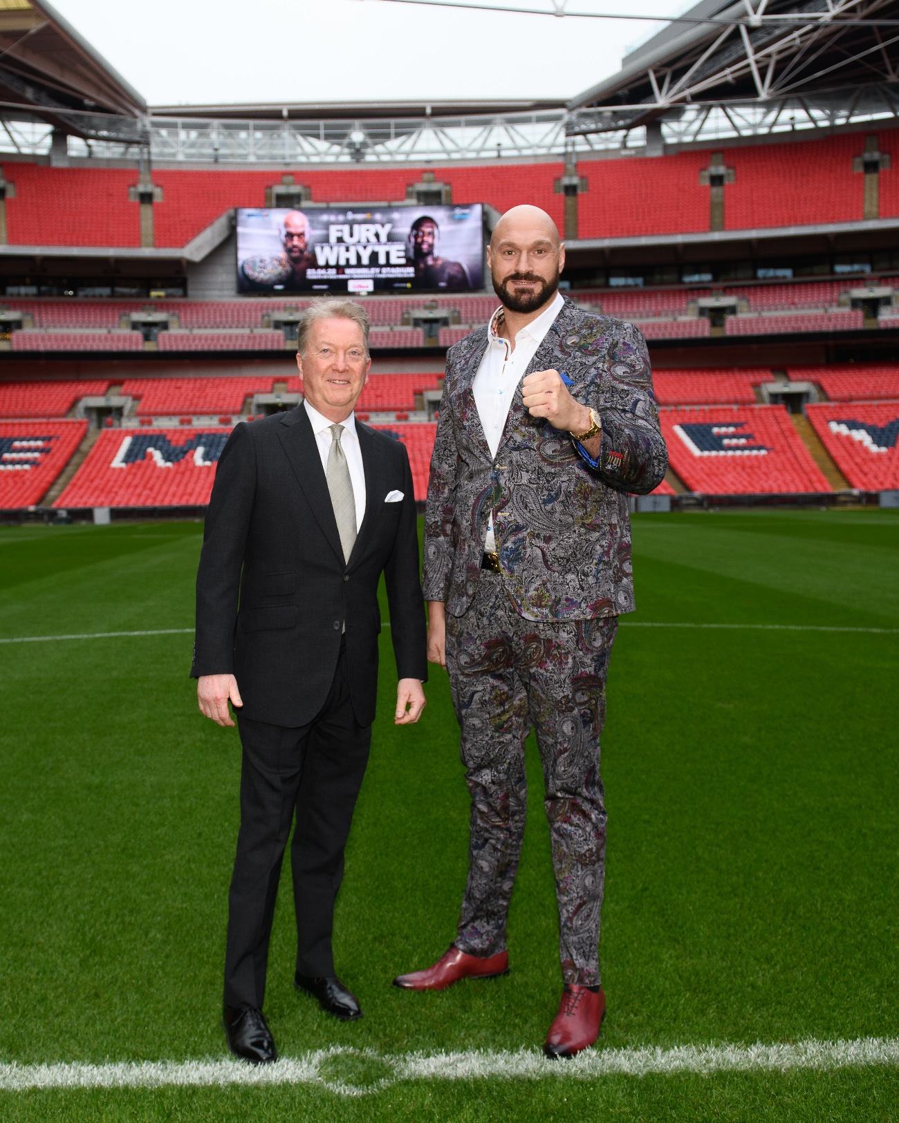 Image: Fury jubilant about Whyte failing to show for today's press conference in London