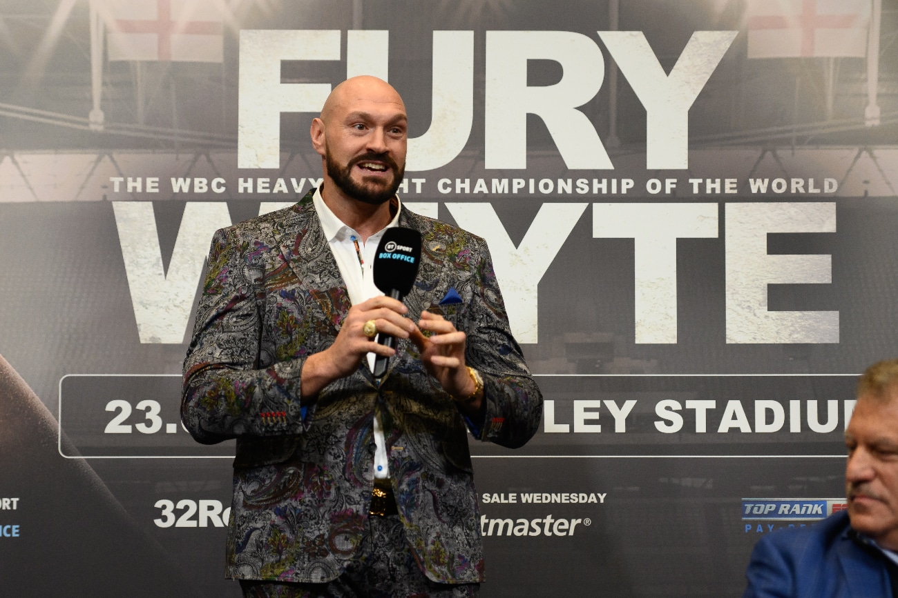 Image: Tyson Fury considering retirement, says Dillian Whyte could be final fight