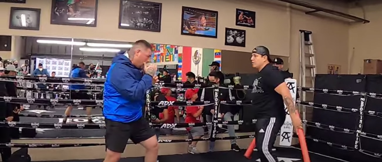 Image: Andy Ruiz Jr. looking fast training for next fight