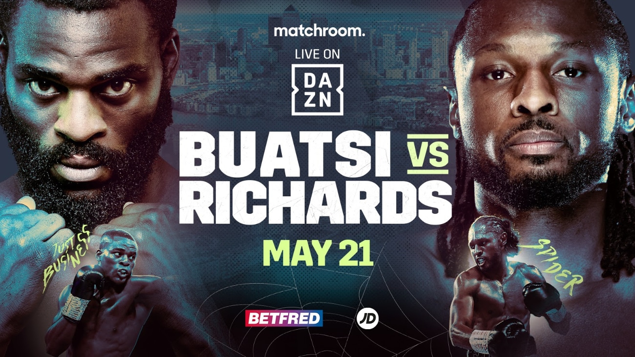 Image: Buatsi vs. Richards on May 21st on DAZN - Press Quotes