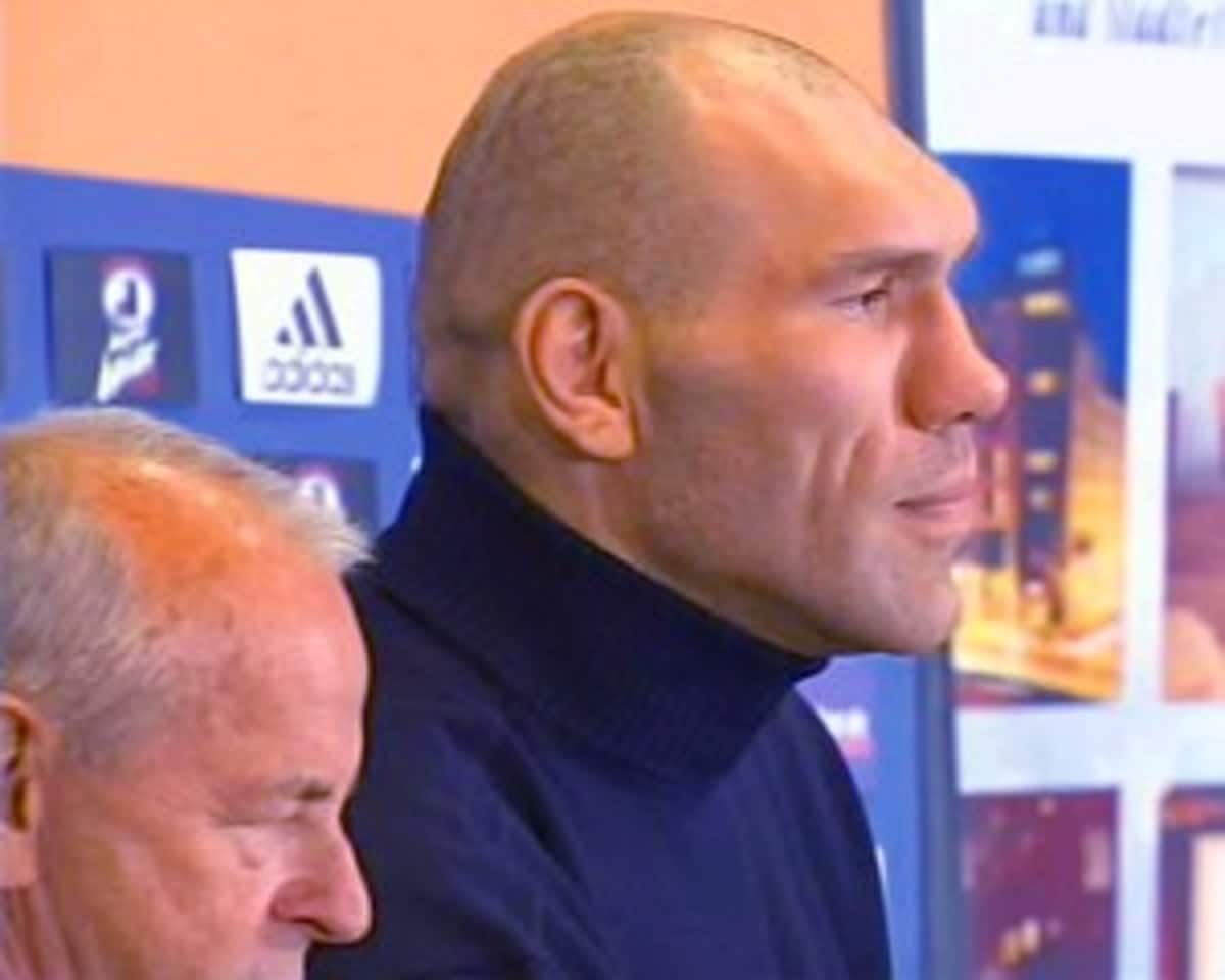 Nikolai Valuev, Vitali Klitschko, Wladimir Klitschko boxing photo and news image