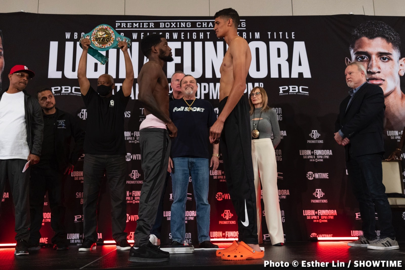 Image: Lubin vs Fundora Official Showtime Weights & Photos
