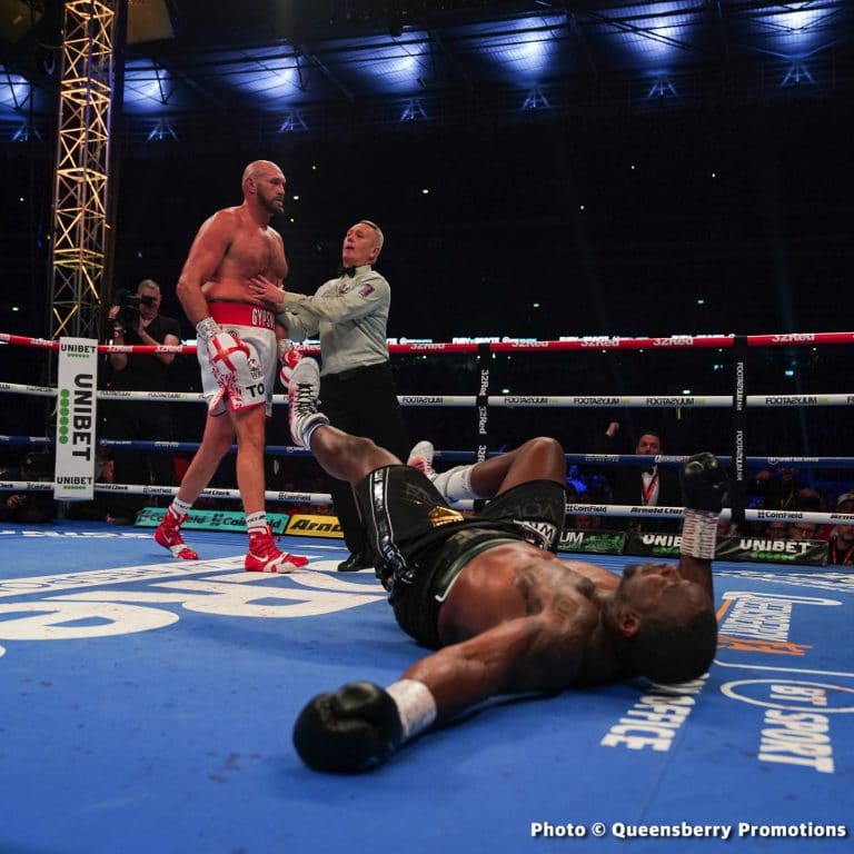 Image: Boxing Results: “The Gypsy King” Tyson Fury KO’s Dillian “The Body Snatcher” Whyte!
