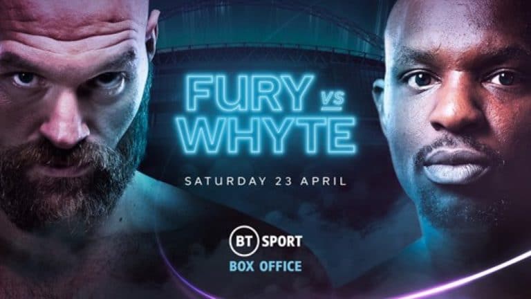 Image: Tyson Fury vs Dillian Whyte for £24.95 on BT Sport UK PPV on April 23