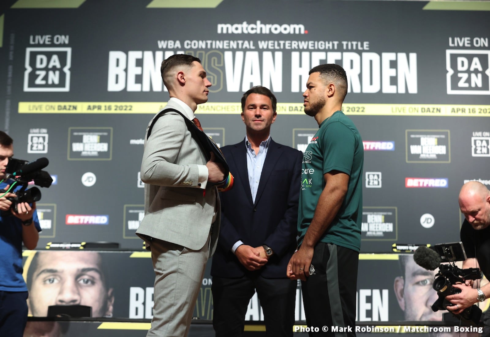 Image: Conor Benn - Chris Van Heerden - press conference quotes & photos