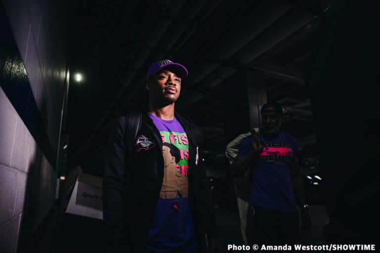 Image: Errol Spence's size gives him an advantage over Terence Crawford says Kenny Porter