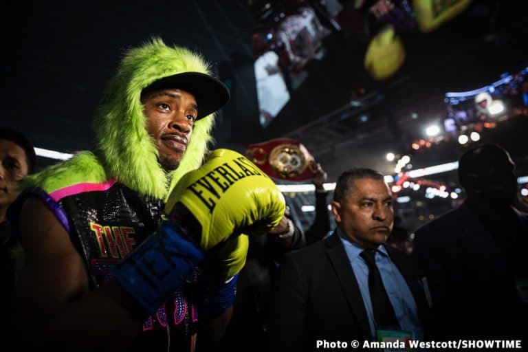 Image: Errol Spence reacts to Rolly Romero asking for a fight: "Something wrong with buddy"