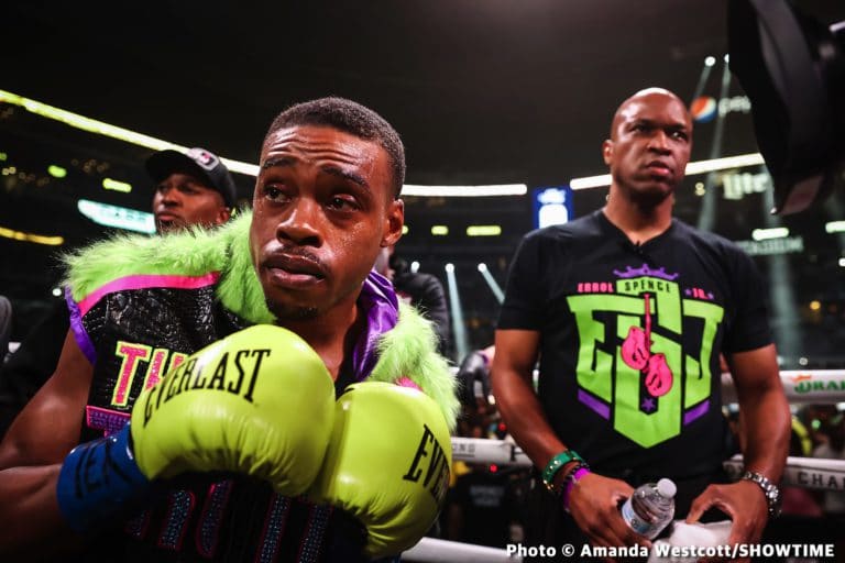Image: Terence Crawford reacts to Errol Spence's Instagram post