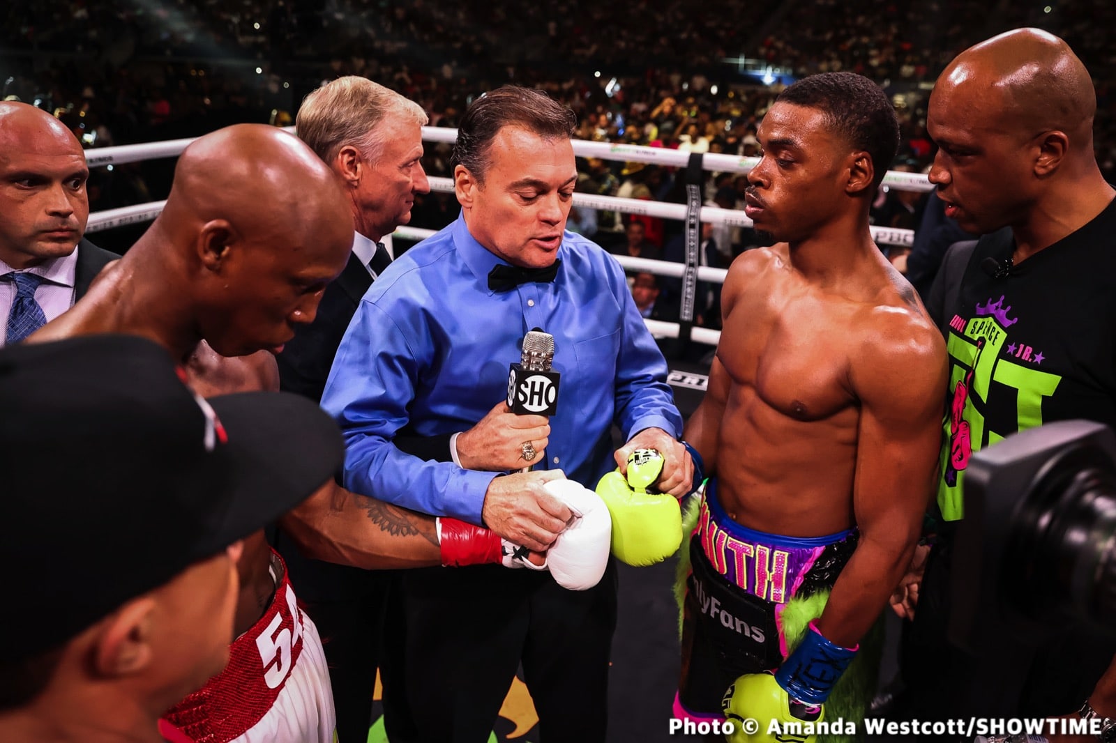 Image: Spence rejects De La Hoya's vision of a Vergil Ortiz fight at AT&T Stadium