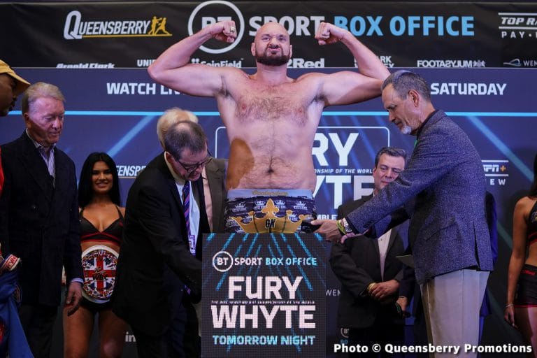 Image: Fury insists he WON'T continue career after Whyte battle on Saturday