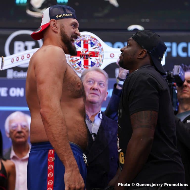 Image: George Foreman picks Tyson Fury to defeat Dillian Whyte