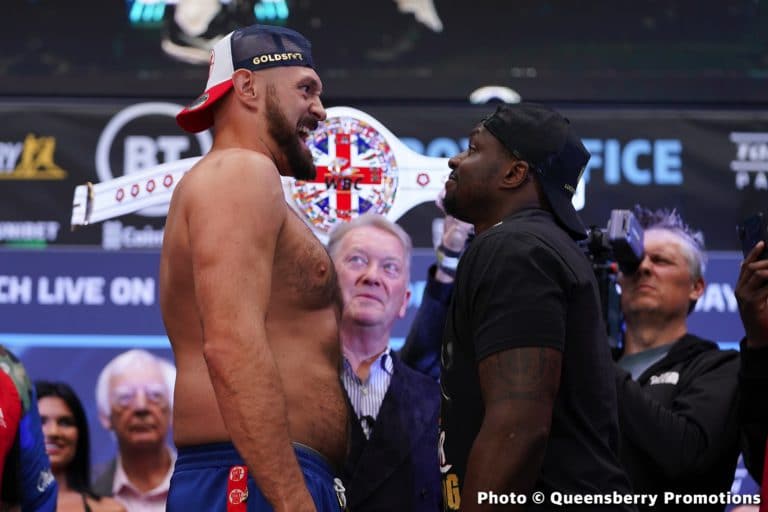 Image: Dillian Whyte confident of beating Tyson Fury on Saturday