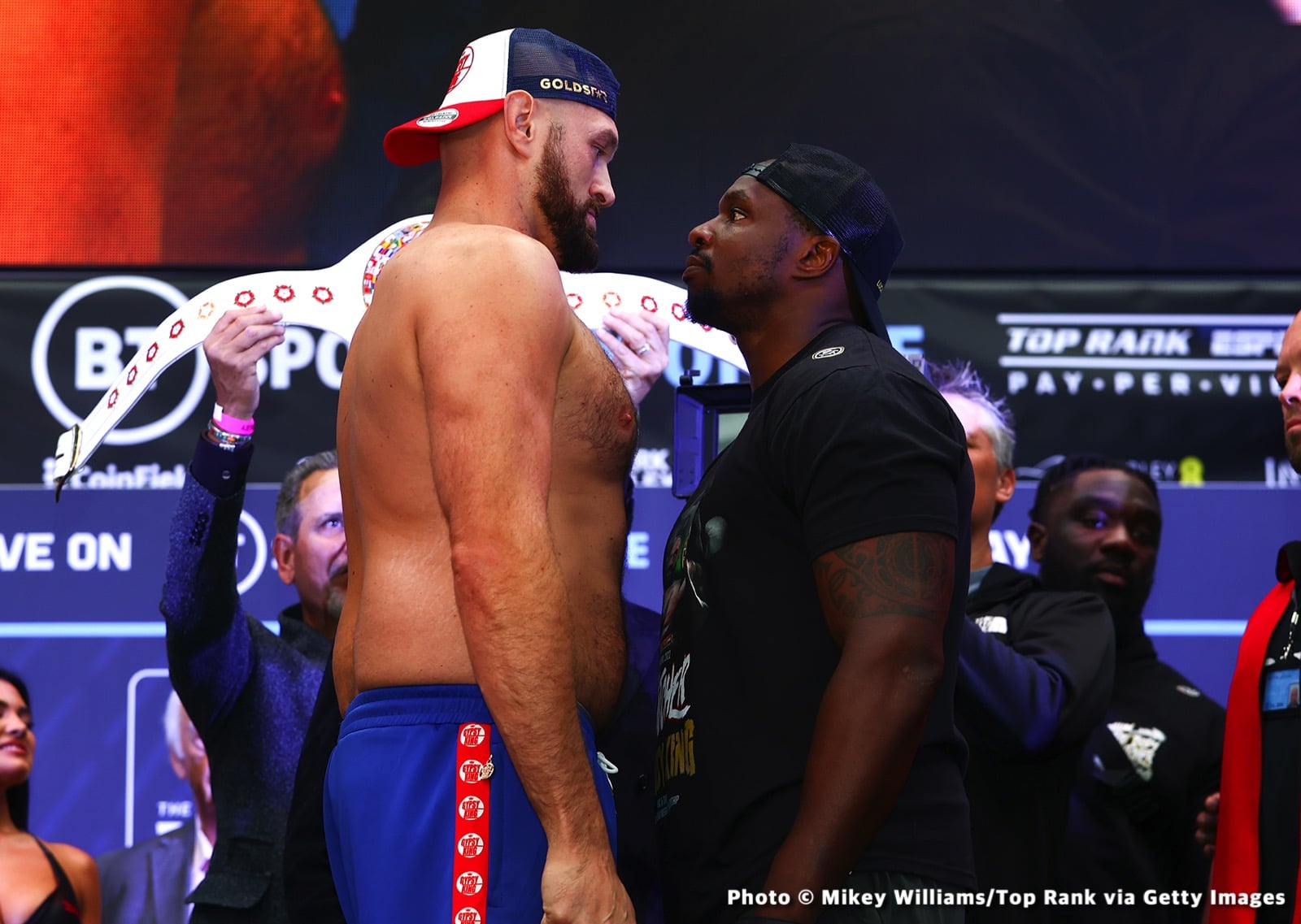 LIVE Fury Vs Whyte ESPN+ / BT Sport Box Office Weigh In Stream