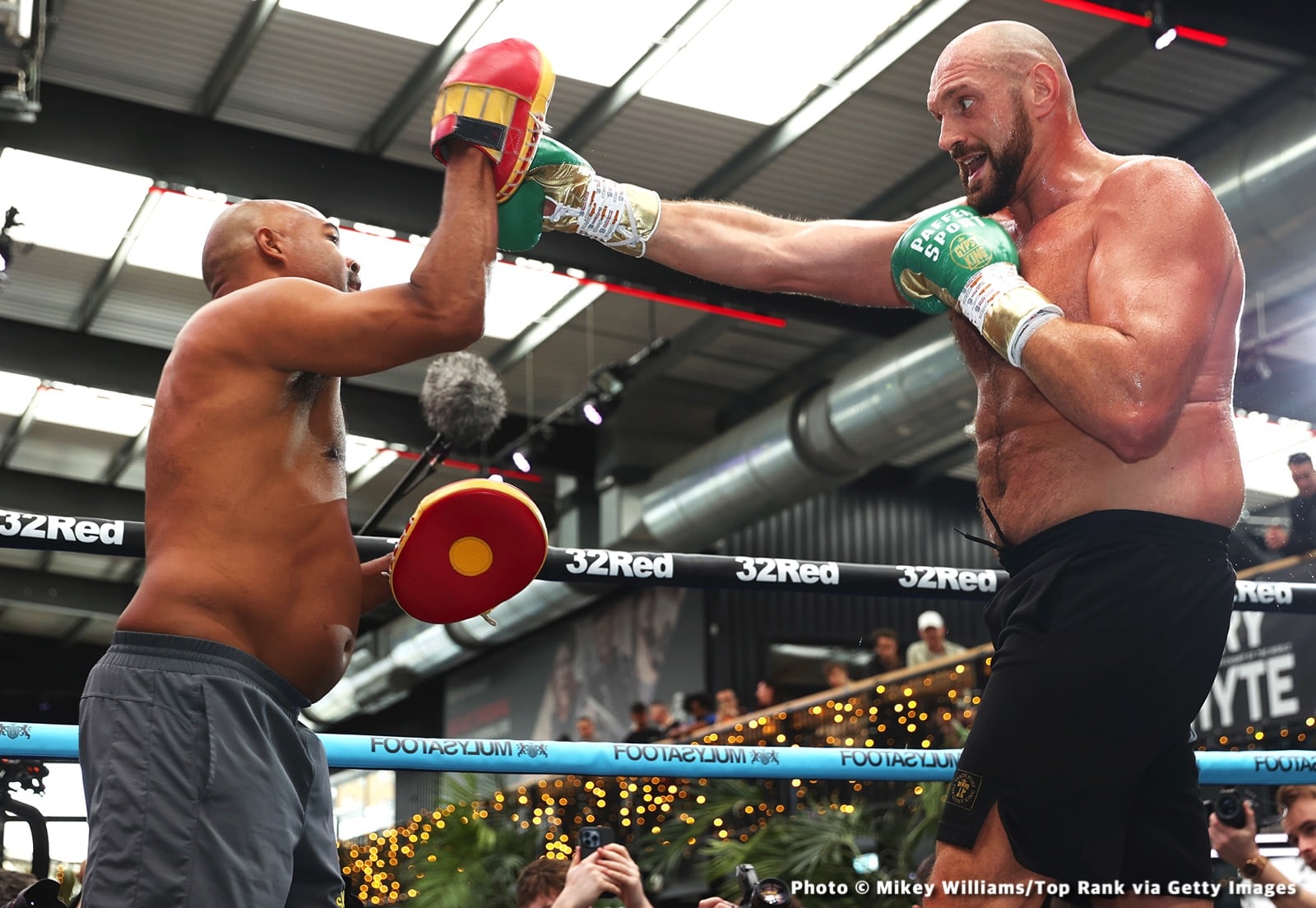 Image: No Whyte, No Problem: Tyson Fury Entertains at Open Workout