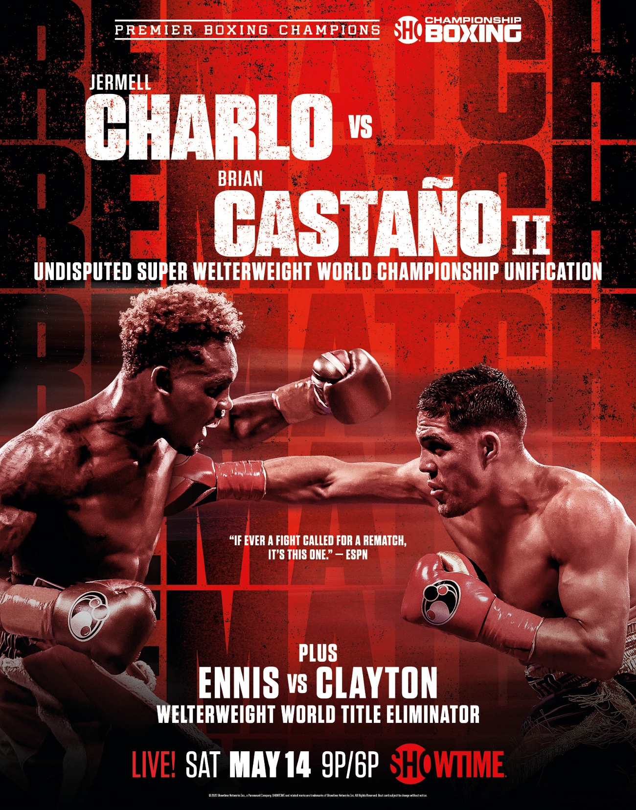 Image: Jermell Charlo vs. Brian Castano 2 this Saturday on Showtime