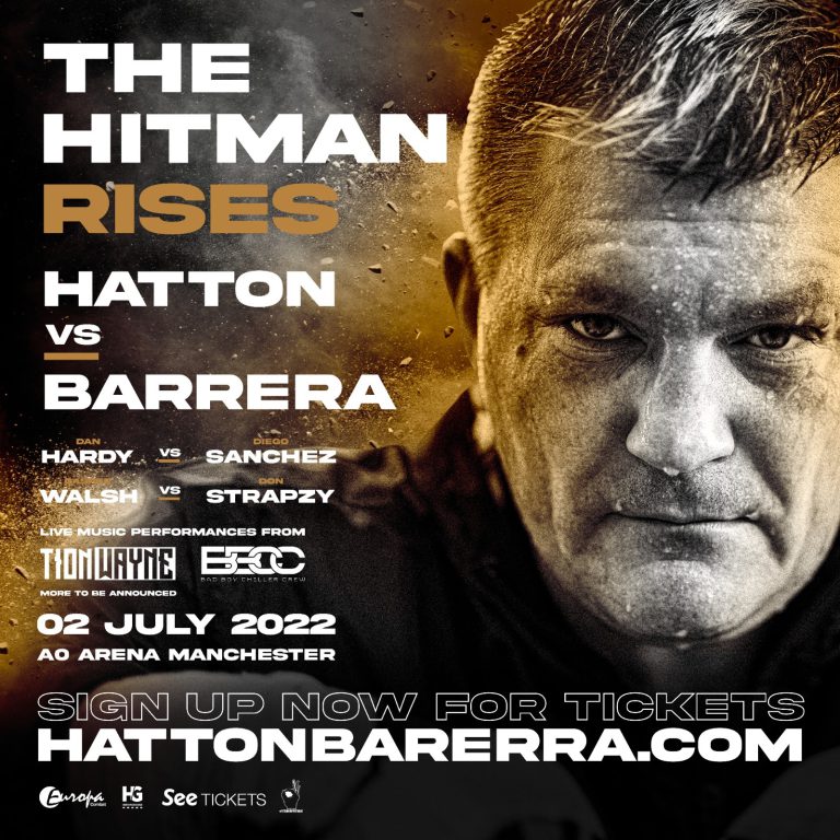 Image: 43-year-old Ricky Hatton fights Marco Antonio Barrera in exhibition on July 2 in Manchester, England