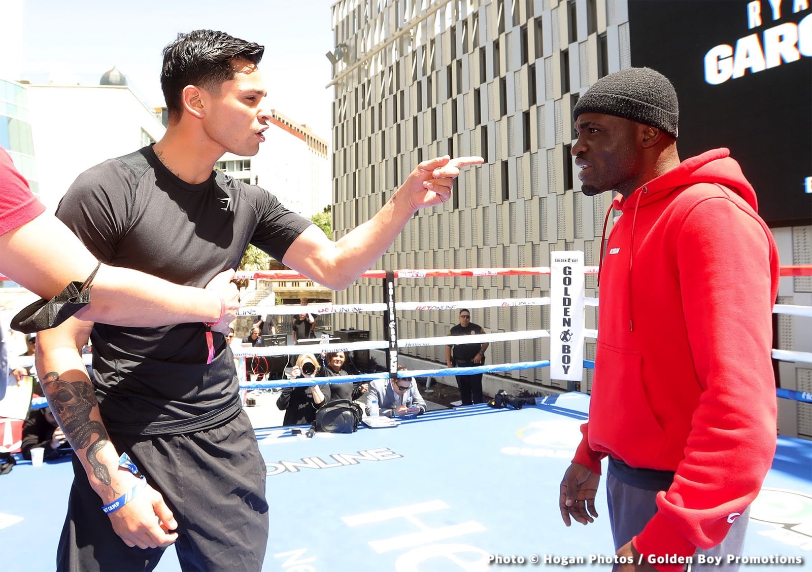 Image: Ryan Garcia explains his confrontation with Emmanuel Tagoe