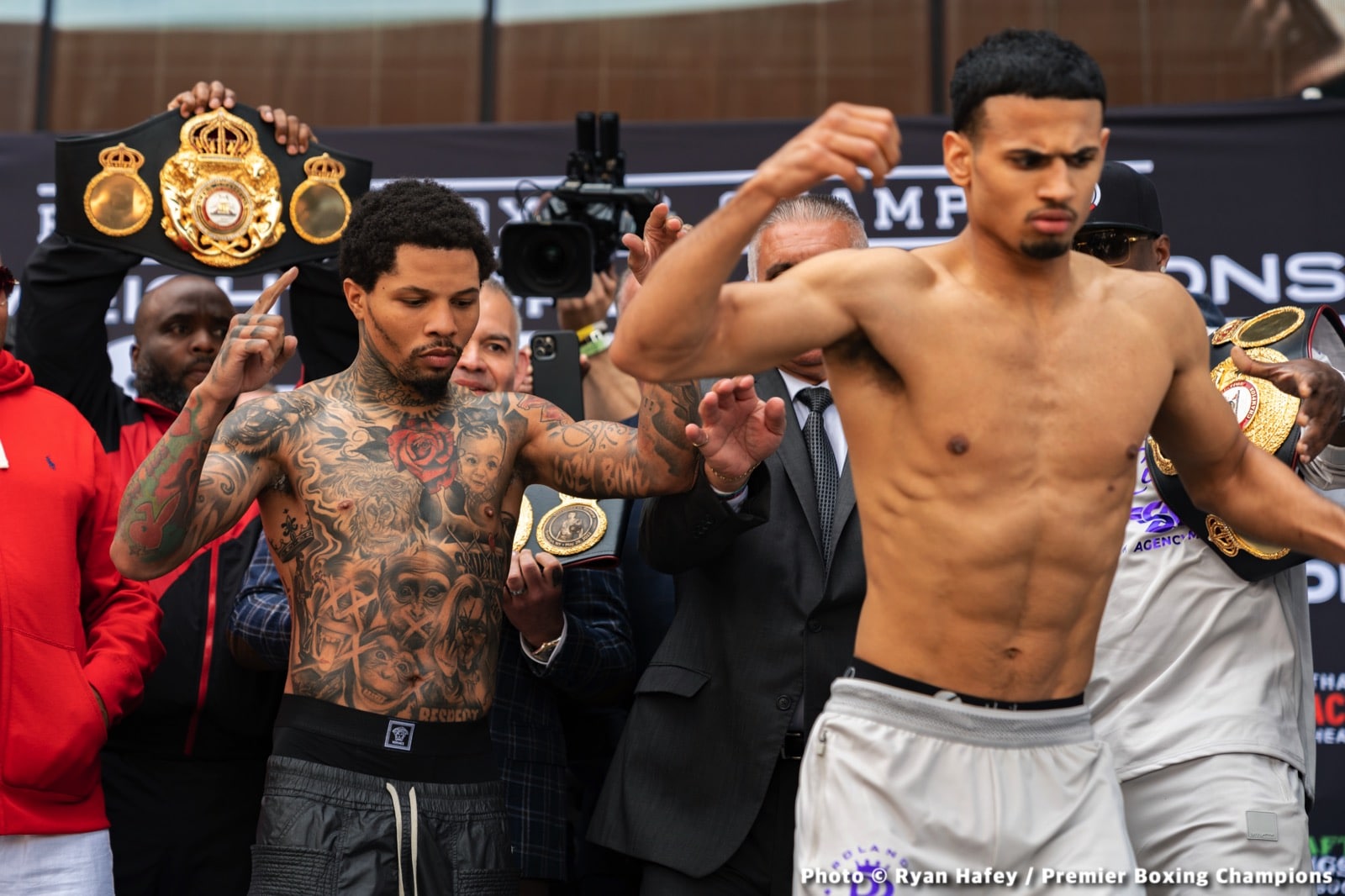 Image: Gervonta Davis 133.75 vs. Rolly Romero 134.25 - Weigh-in results