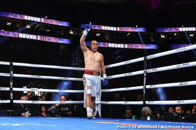 Image: The Big Z vs. The Bronze Bomber: Zhang Seeks Wilder Clash on Joshua-Ngannou Undercard