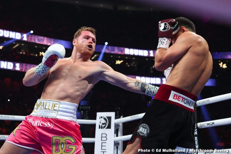 Image: Eddie Hearn says Canelo Alvarez told him: "I will not lose again" in rematch with Bivol