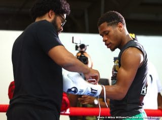 Devin Haney’s father Bill not approved to travel to Australia for George Kambosos Jr fight