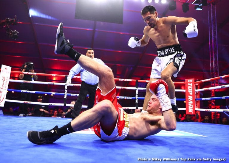 Image: Boxing Results: Zhanibek “Qazaq Style” Alimkhanuly KOs Digum!