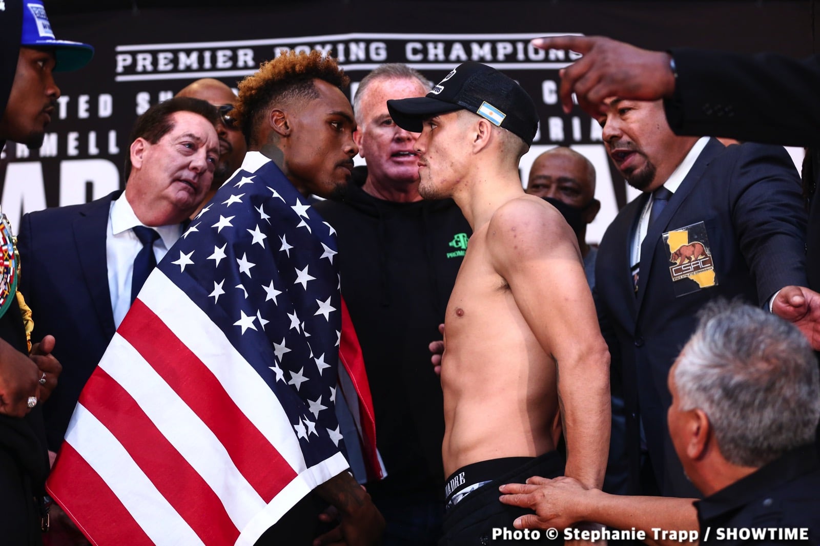 Image: Jermell Charlo 152.75 vs. Brian Castano 153.75 - weigh-in results