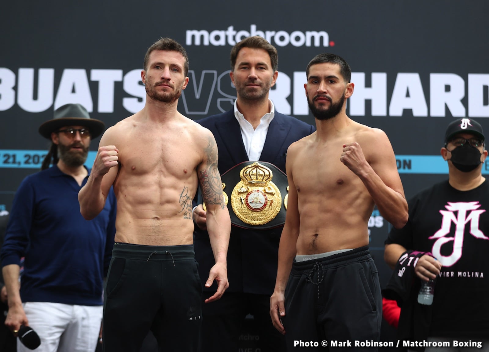 Image: Buatsi vs. Richards Official DAZN Weights & Photos