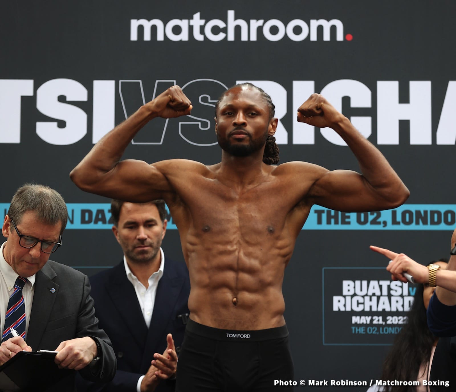 Image: Buatsi vs. Richards Official DAZN Weights & Photos