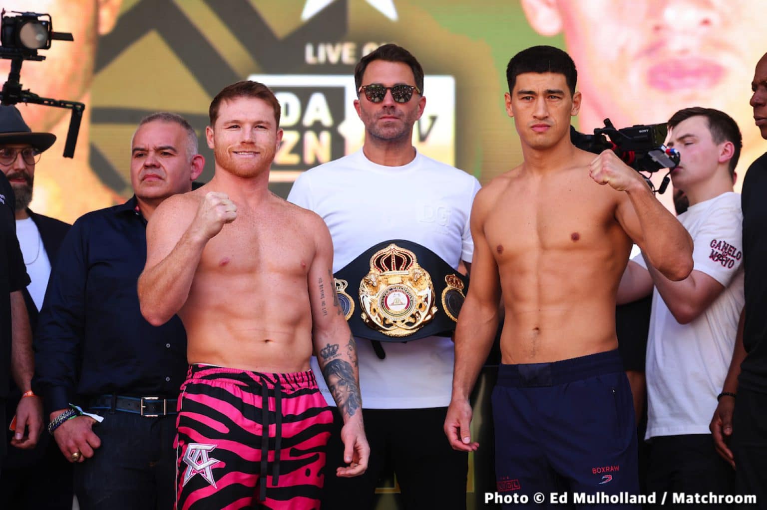 Canelo Alvarez 174.4 Vs. Dmitry Bivol 174.6 Weighin Results Boxing