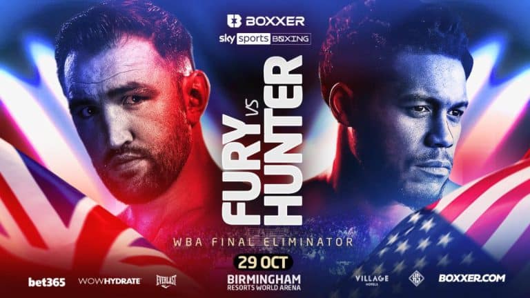 Image: Fury vs Hunter Announced For Birmingham, October 29th