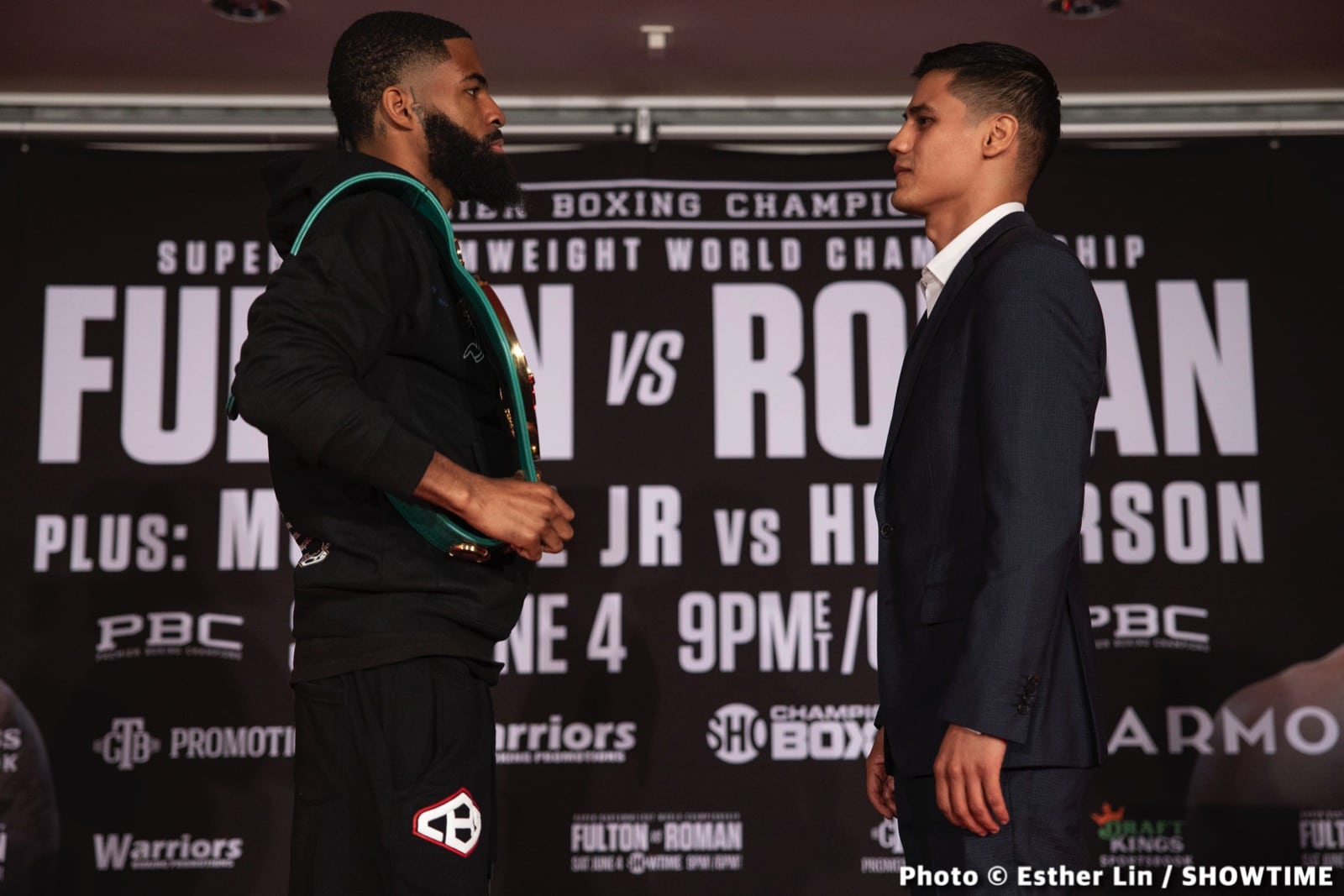 Image: Fulton - Roman Official Showtime Weigh In Results