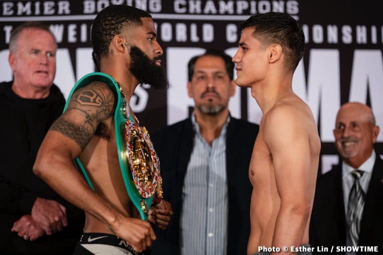 Image: Fulton - Roman Official Showtime Weigh In Results